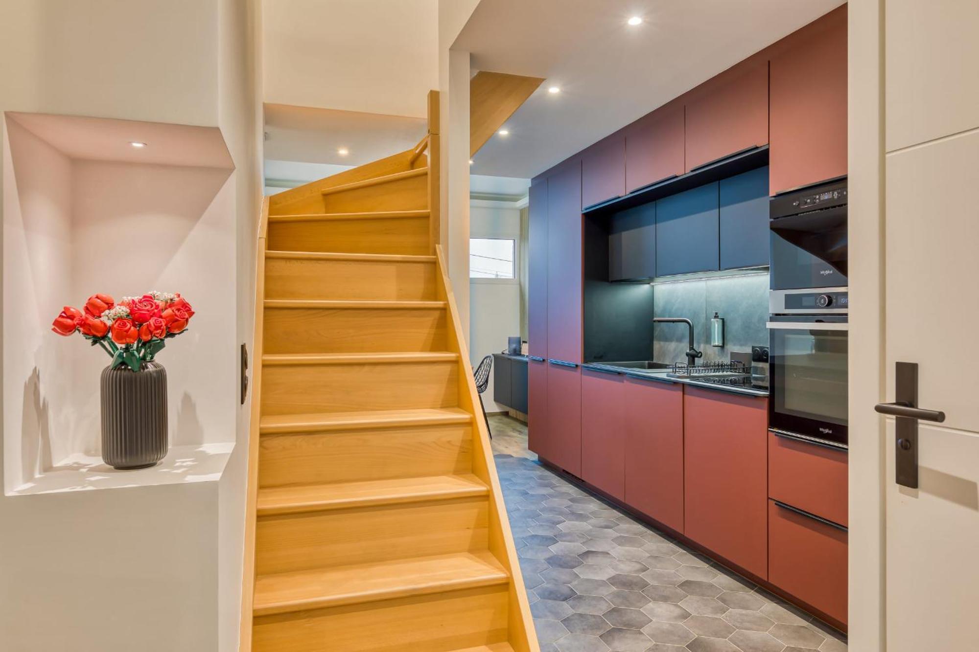 Апартаменты Rose Ecrin De Charme Avec Parking Terrasse Privee Et Jardin Partage Grand-Couronne Экстерьер фото
